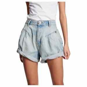 NWT One Teaspoon Kansas Street Walker Shorts 80s High Waist Denim Shorts sz 26